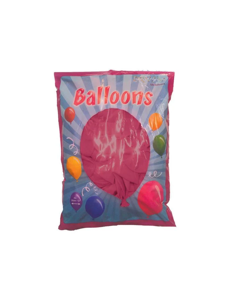 Roze/Fuchsia latex ballonnen 100st. - Image 2