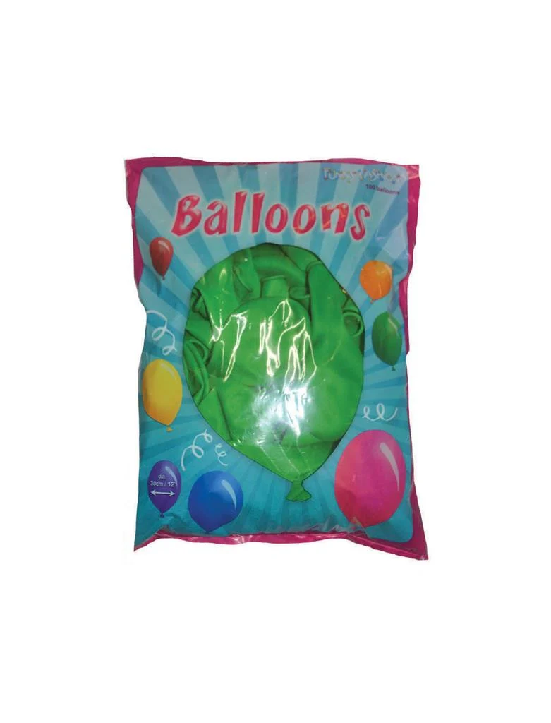 Groene latex  ballonnen 100st. - Image 2