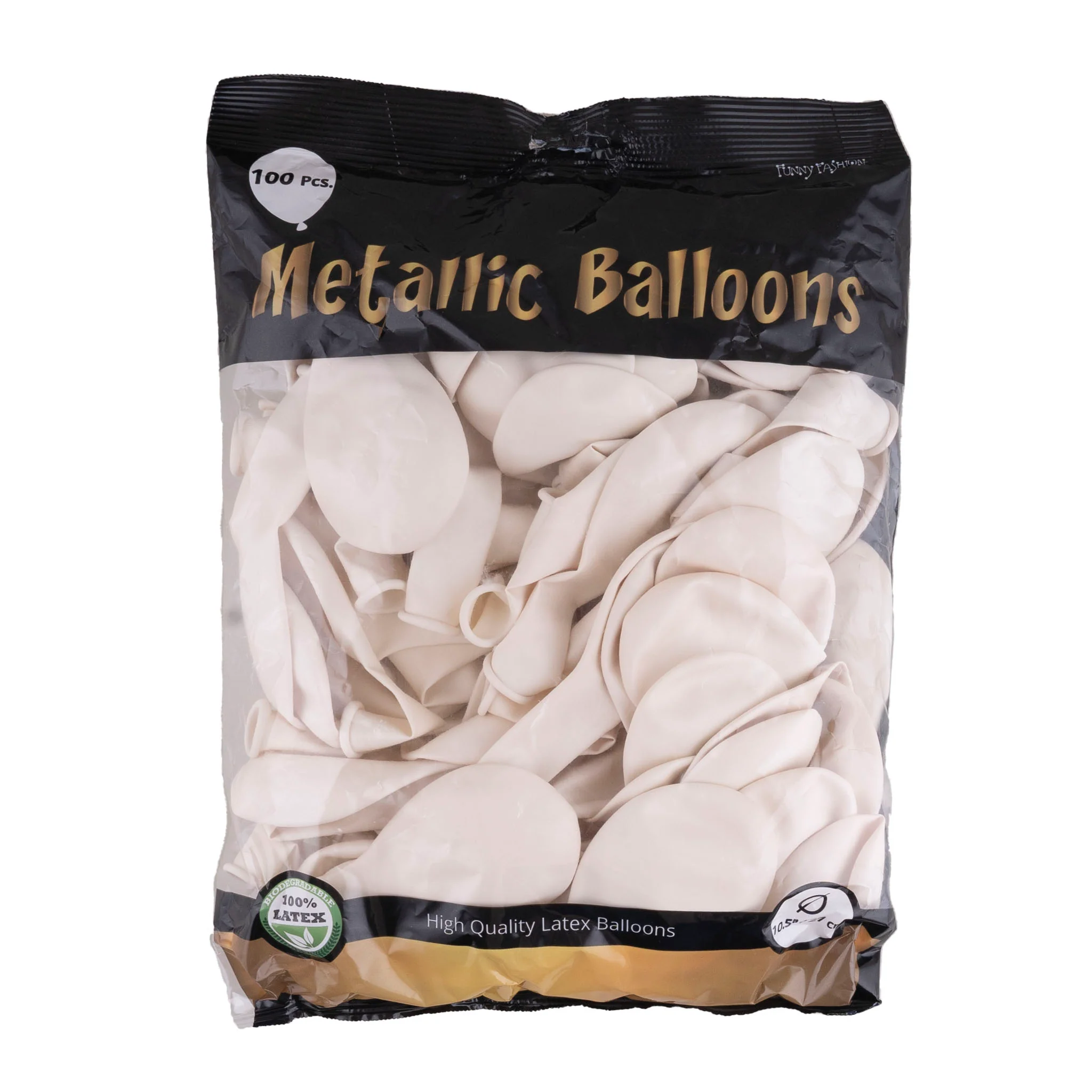 Metallic witte ballonnen - Image 2