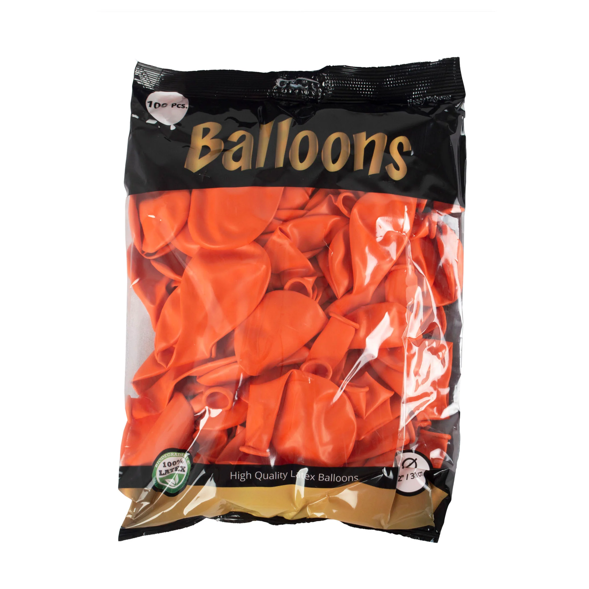 Oranje latex ballonnen 100st. - Image 2