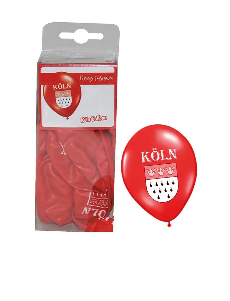 Rode Keulse ballonnen 12st - Image 2