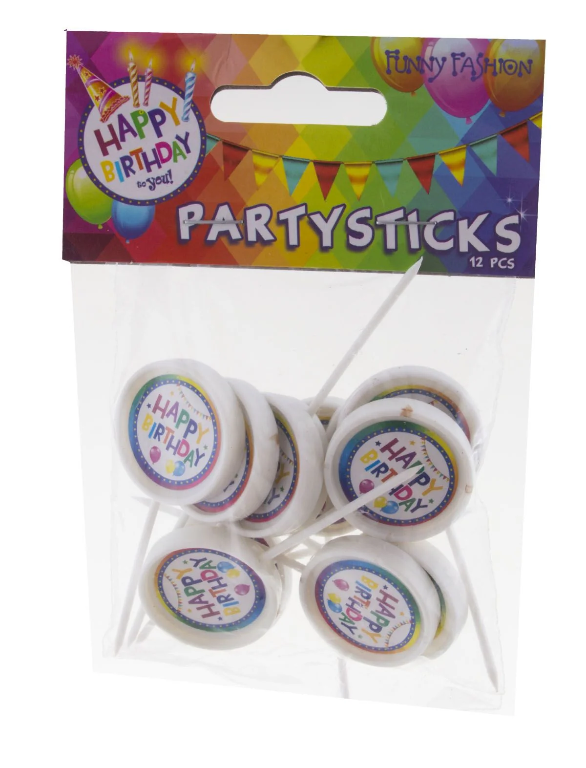 Party prikkers Happy Birthday - Image 2