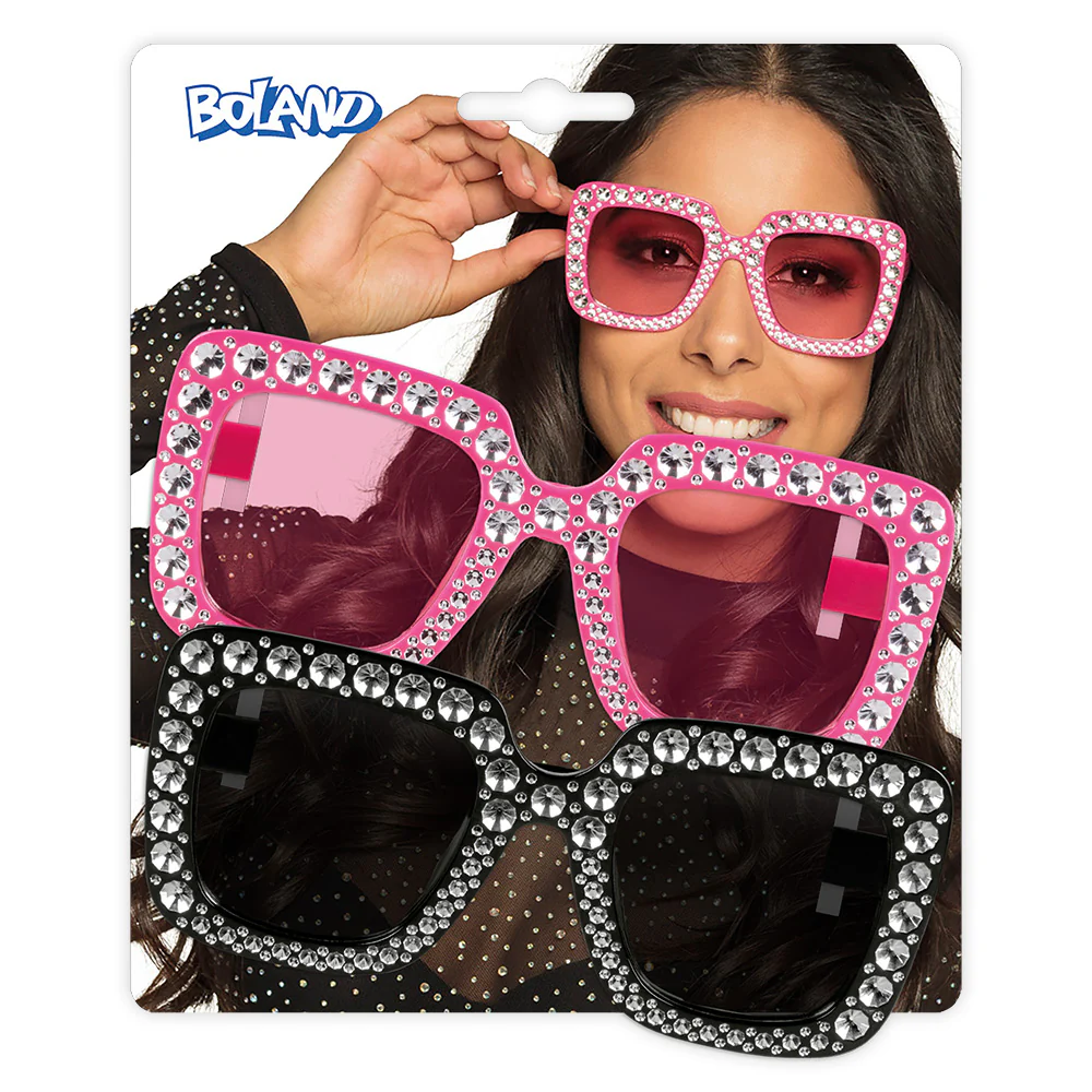 2 Partybrillen Bling bling