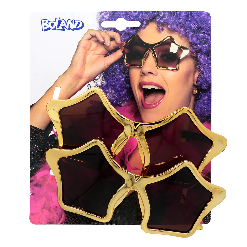 2 Feestbrillen Ster goud - Image 2