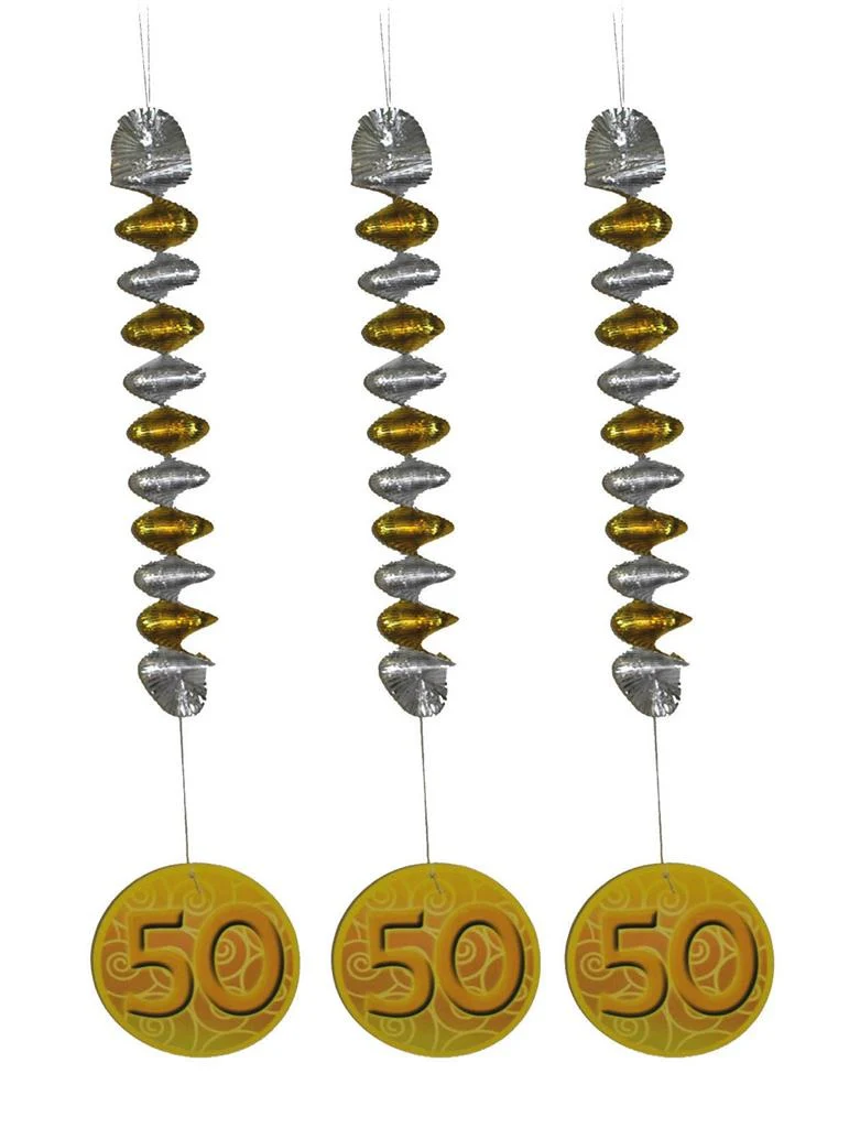 Hangdeco cijfer 50e verjaardag
