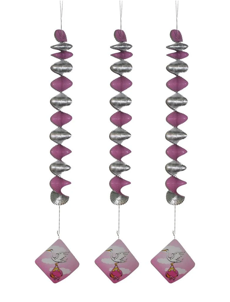 Hangdecoratie Hoera een meisje