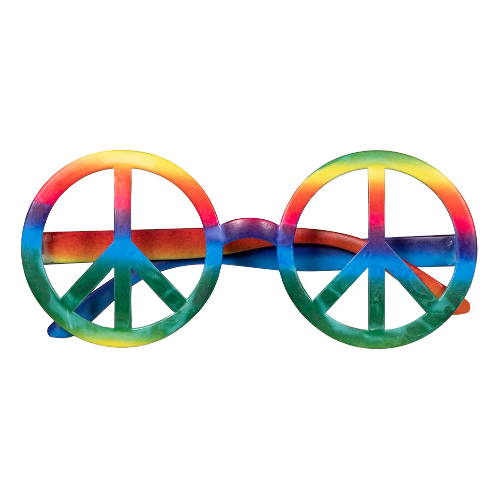 3 Hippie brillen Peace