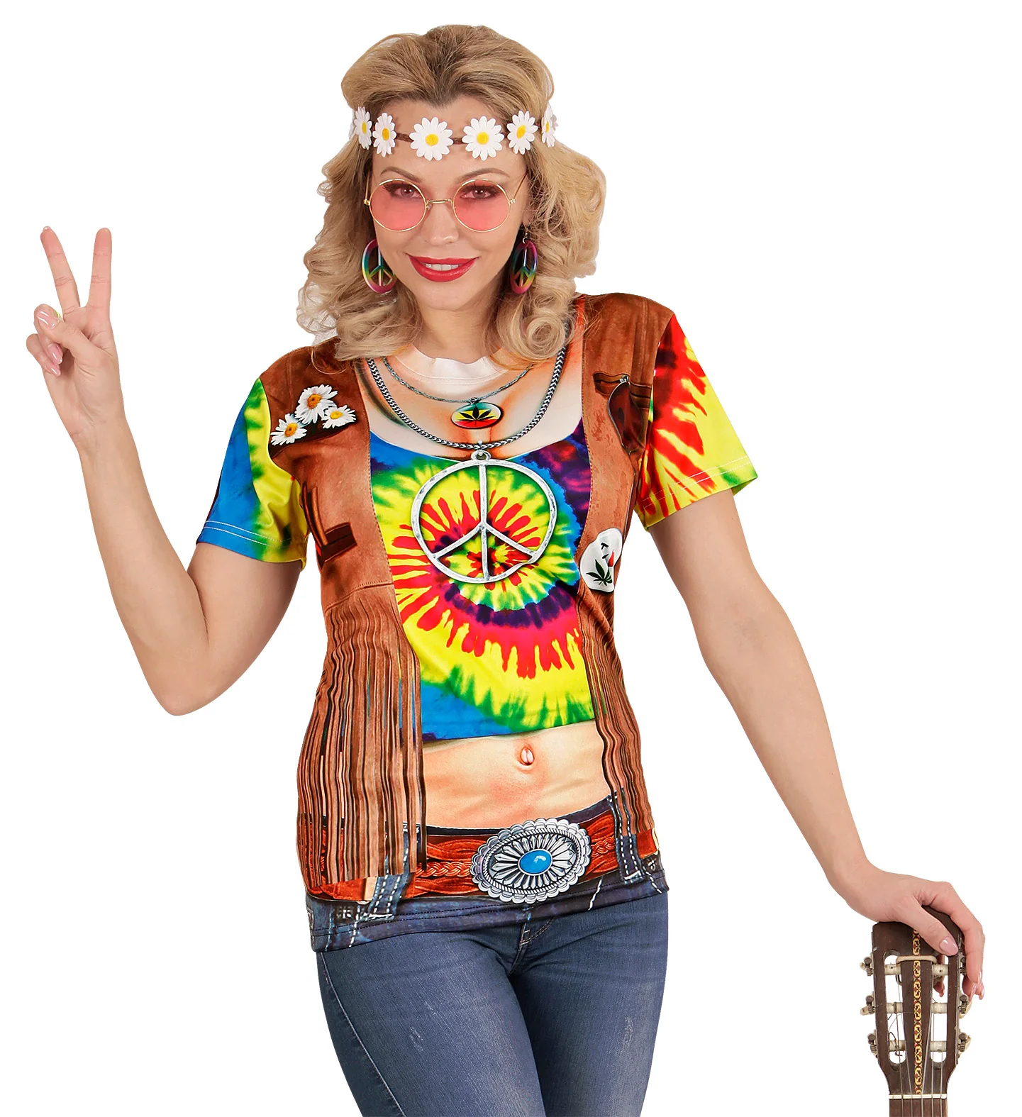 3D Hippie shirt Psycho dames - Image 2