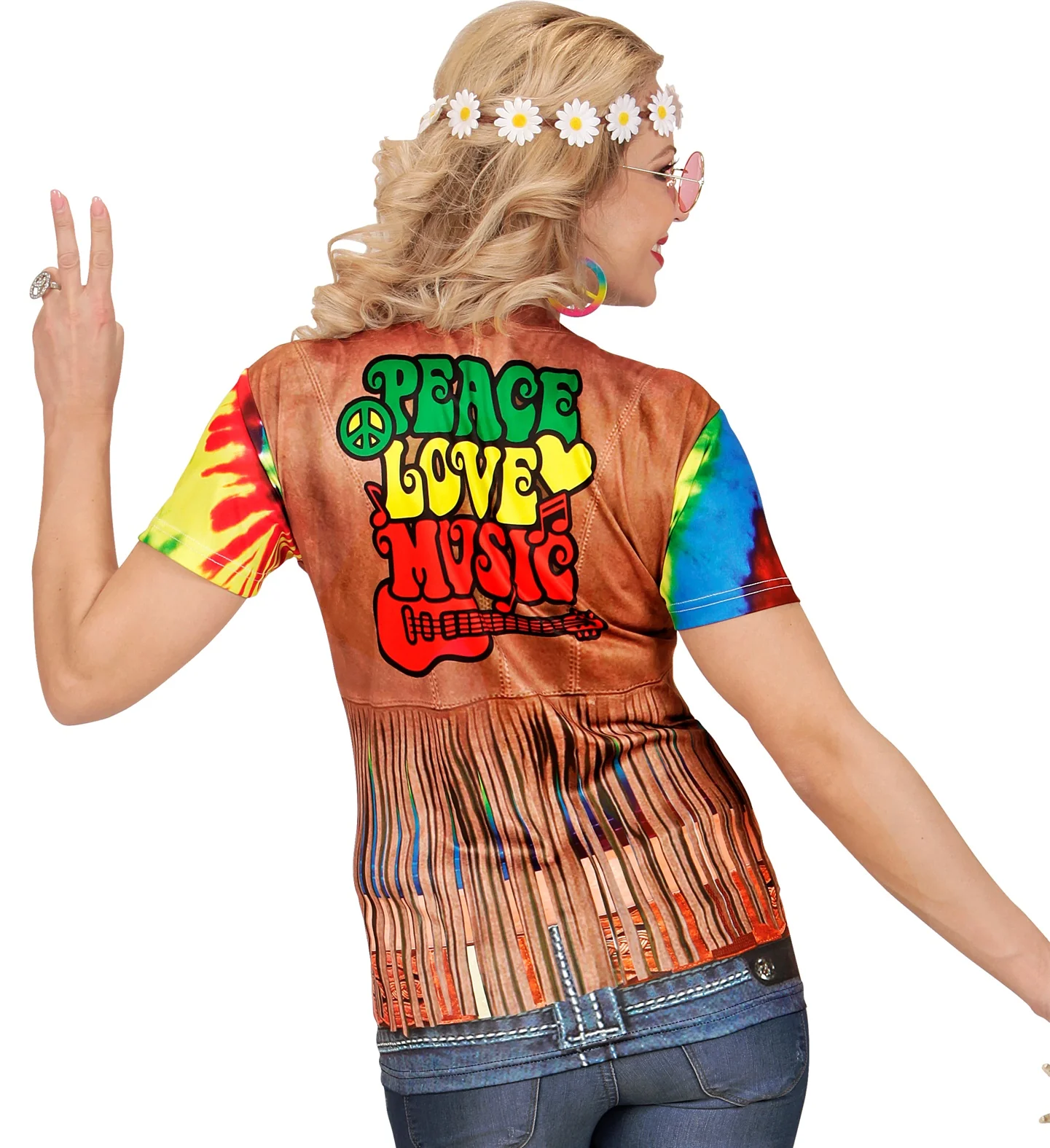 3D Hippie shirt Psycho dames - Image 3