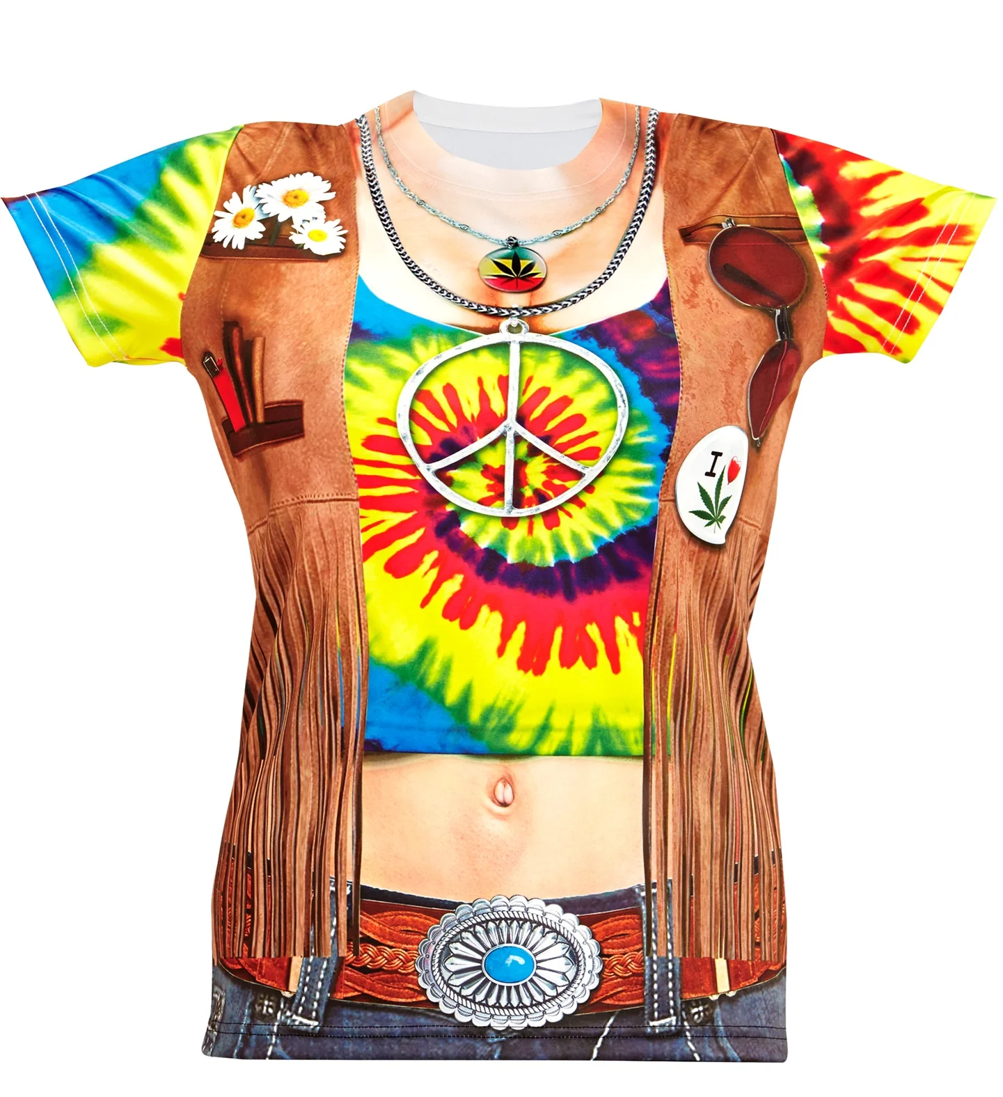 3D Hippie shirt Psycho dames - Image 4