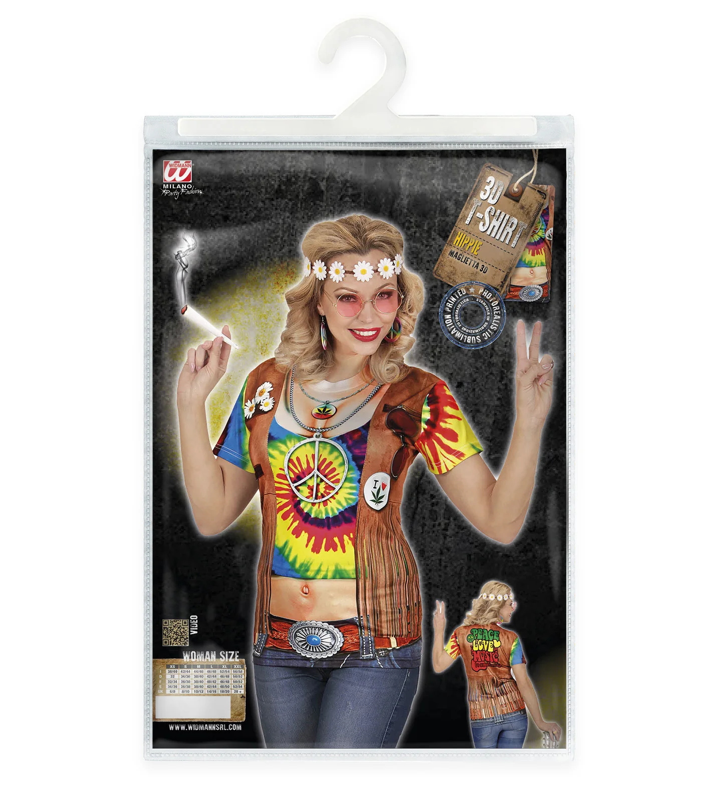 3D Hippie shirt Psycho dames - Image 5
