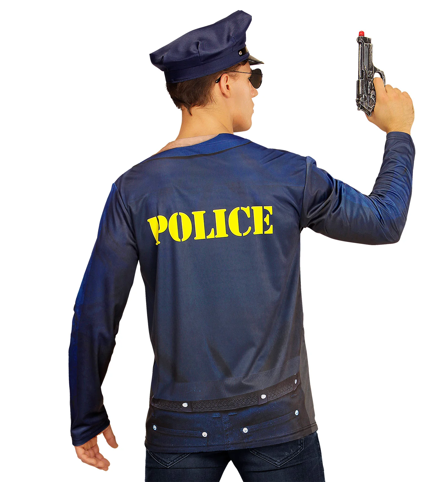 3D Politie shirt agent man - Image 3