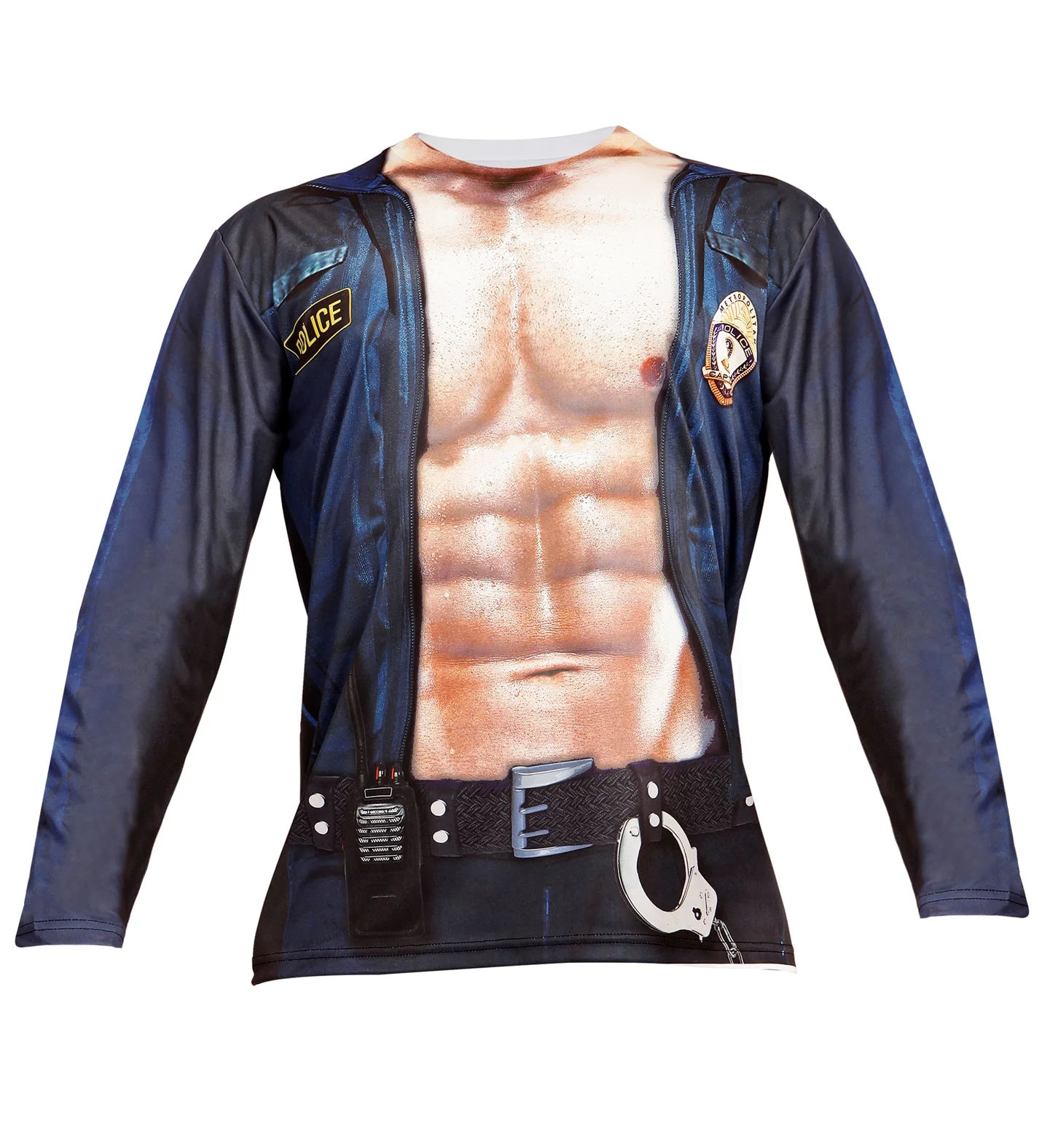 3D Politie shirt agent man - Image 5