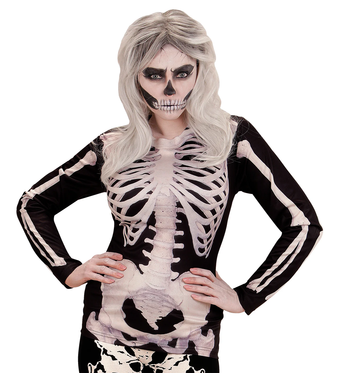 3D Skelet shirt vrouw - Image 2