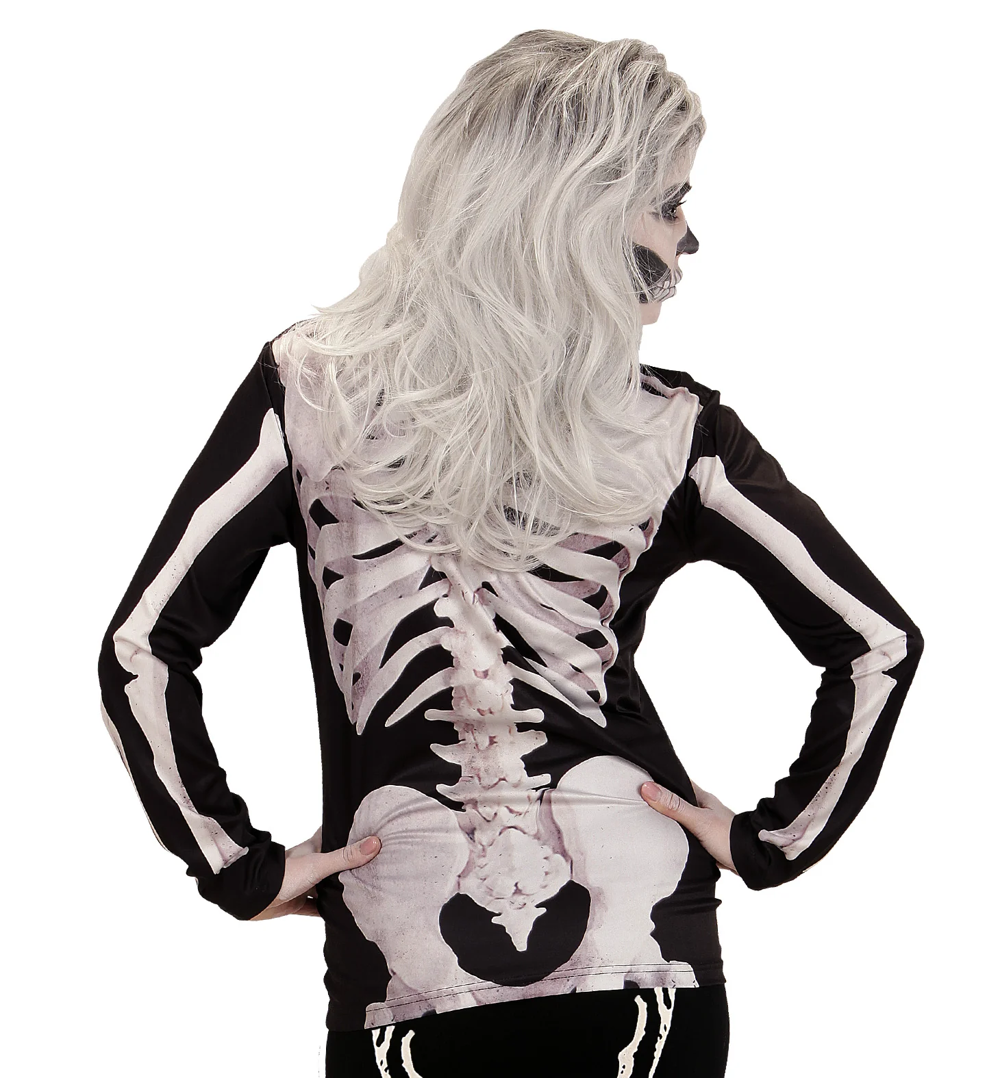 3D Skelet shirt vrouw - Image 3