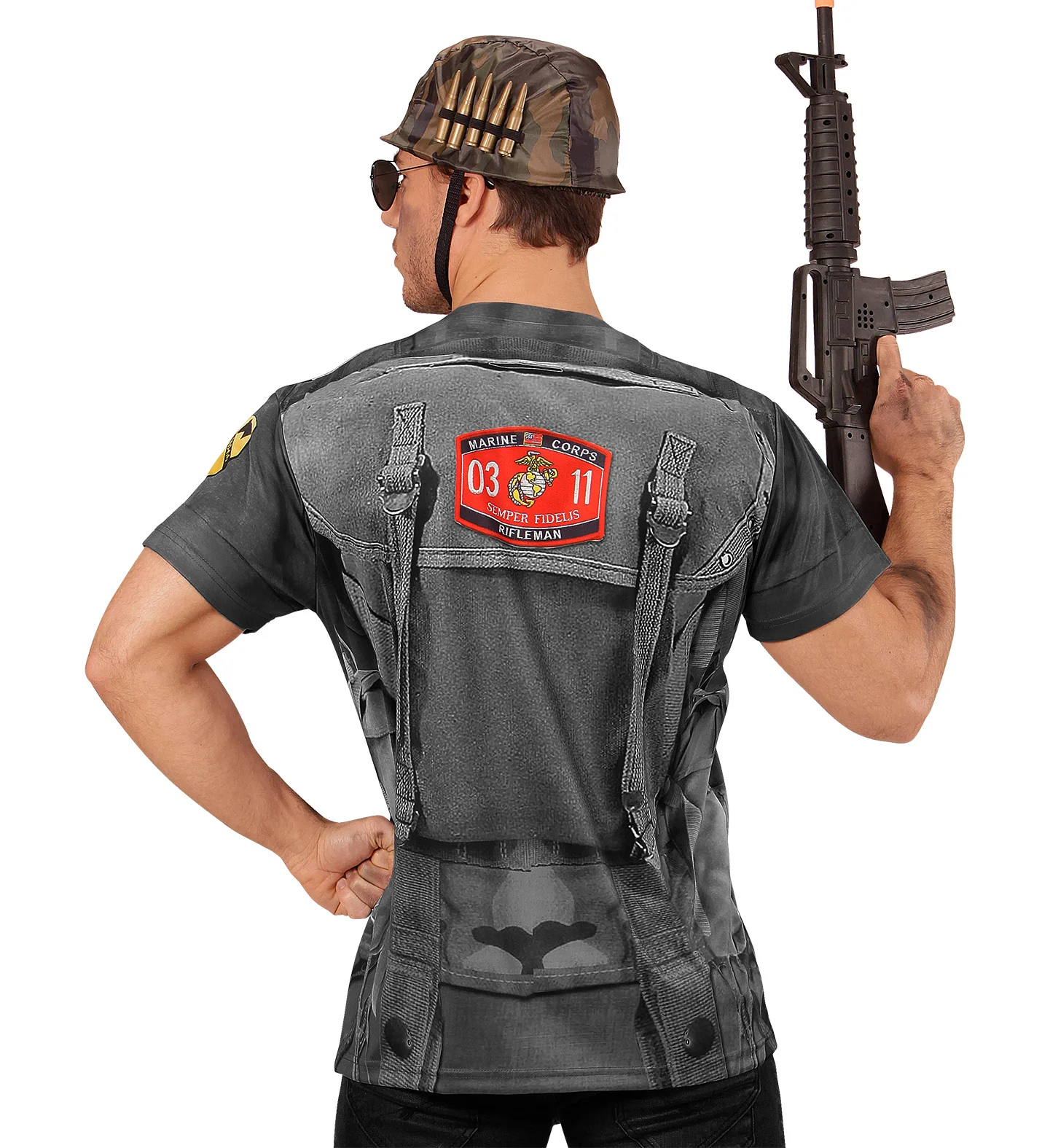 3D Soldaten shirt man - Image 3
