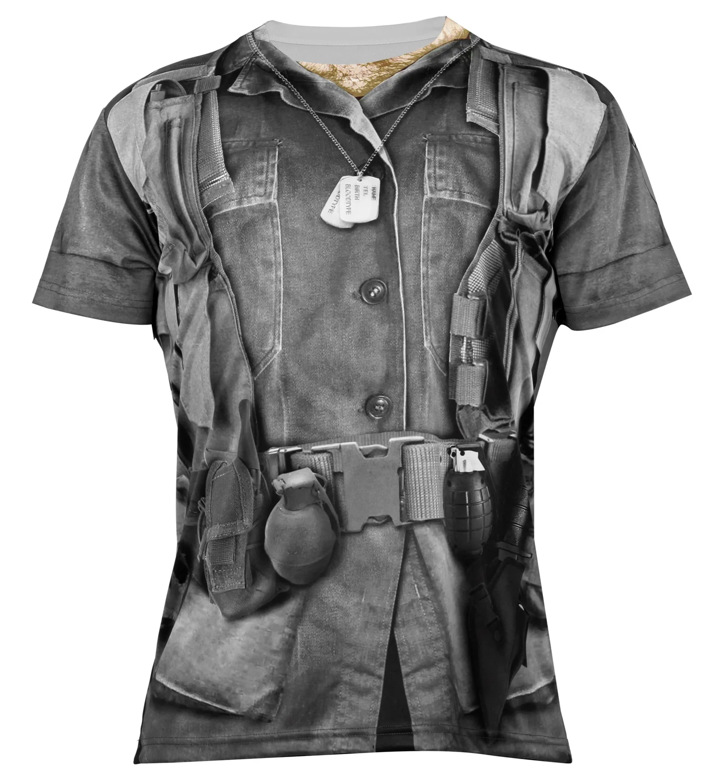 3D Soldaten shirt man - Image 5