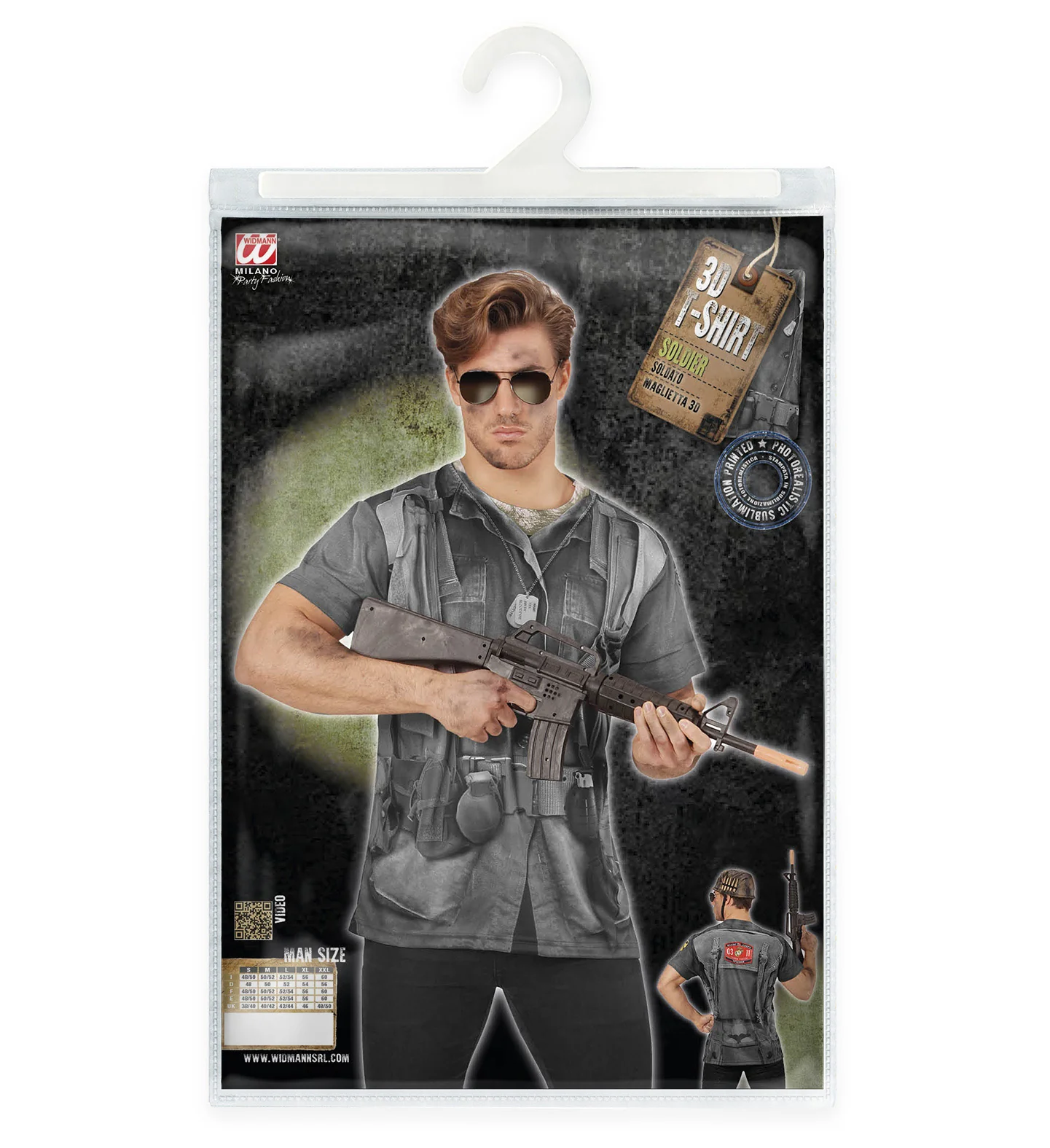 3D Soldaten shirt man - Image 6