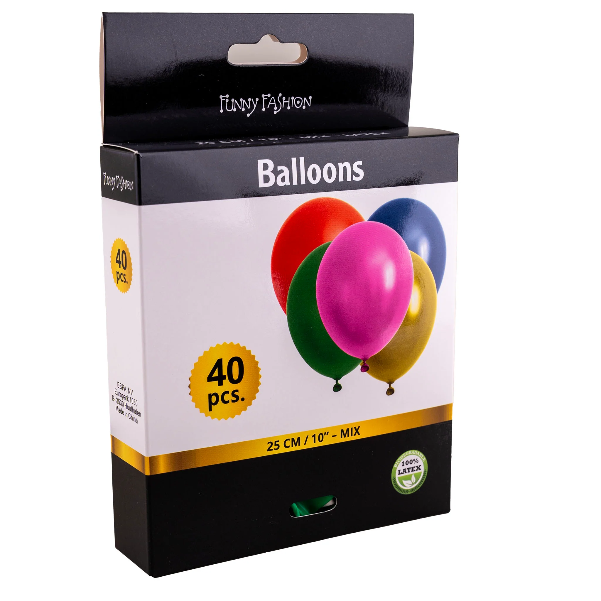 Gekleurde latex ballonnen 40st - Image 2