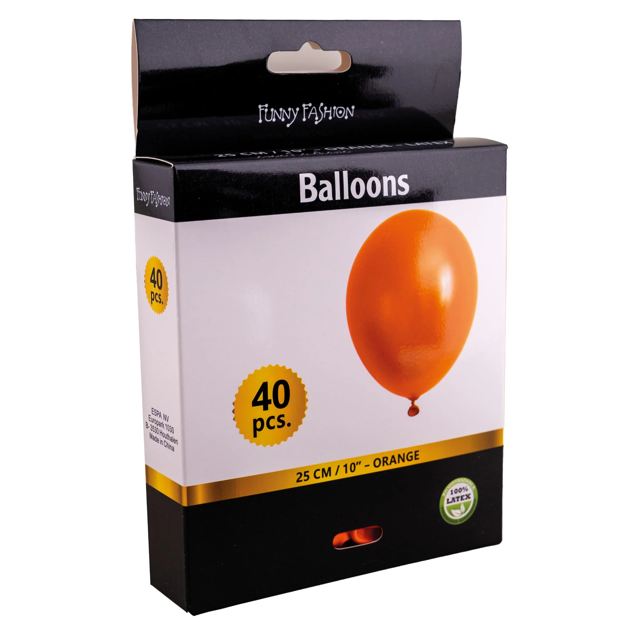 Oranje latex ballonnen 40st - Image 2