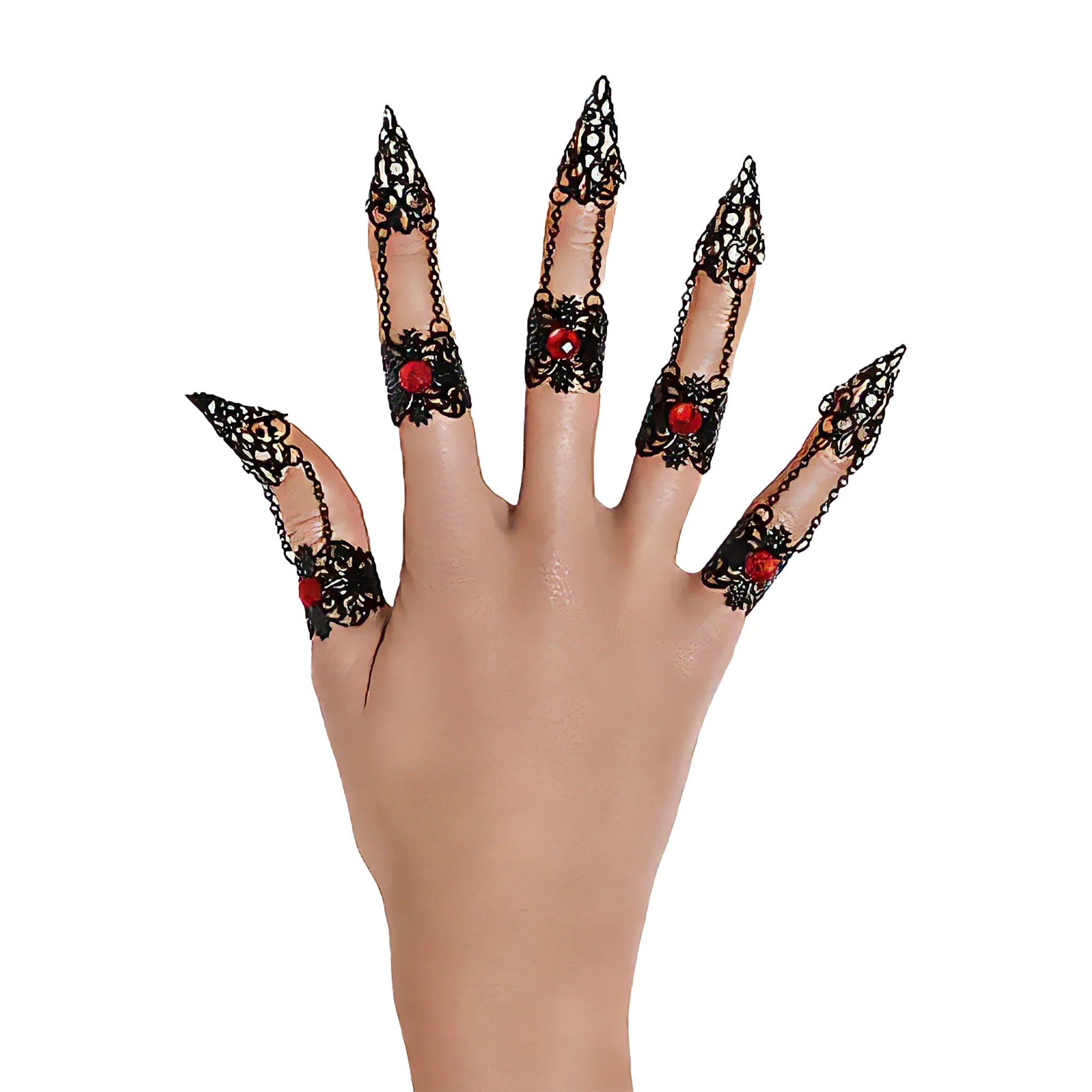 5 Gothic vingernagels ringen