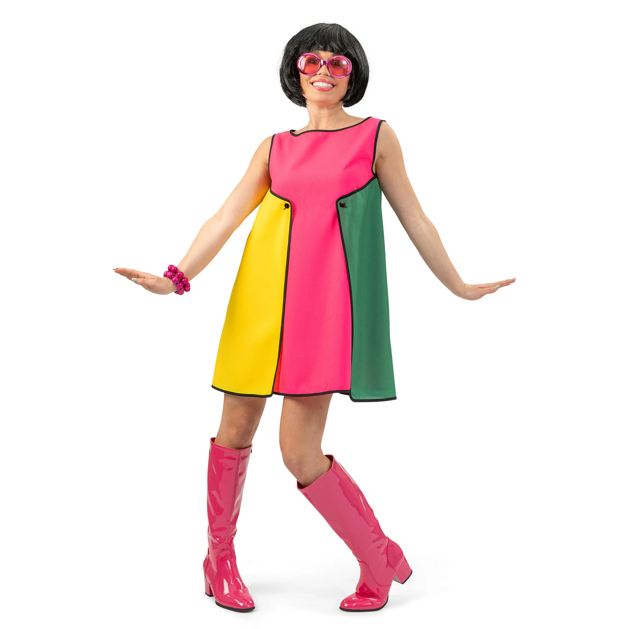 50's jurkje Color block - Image 2