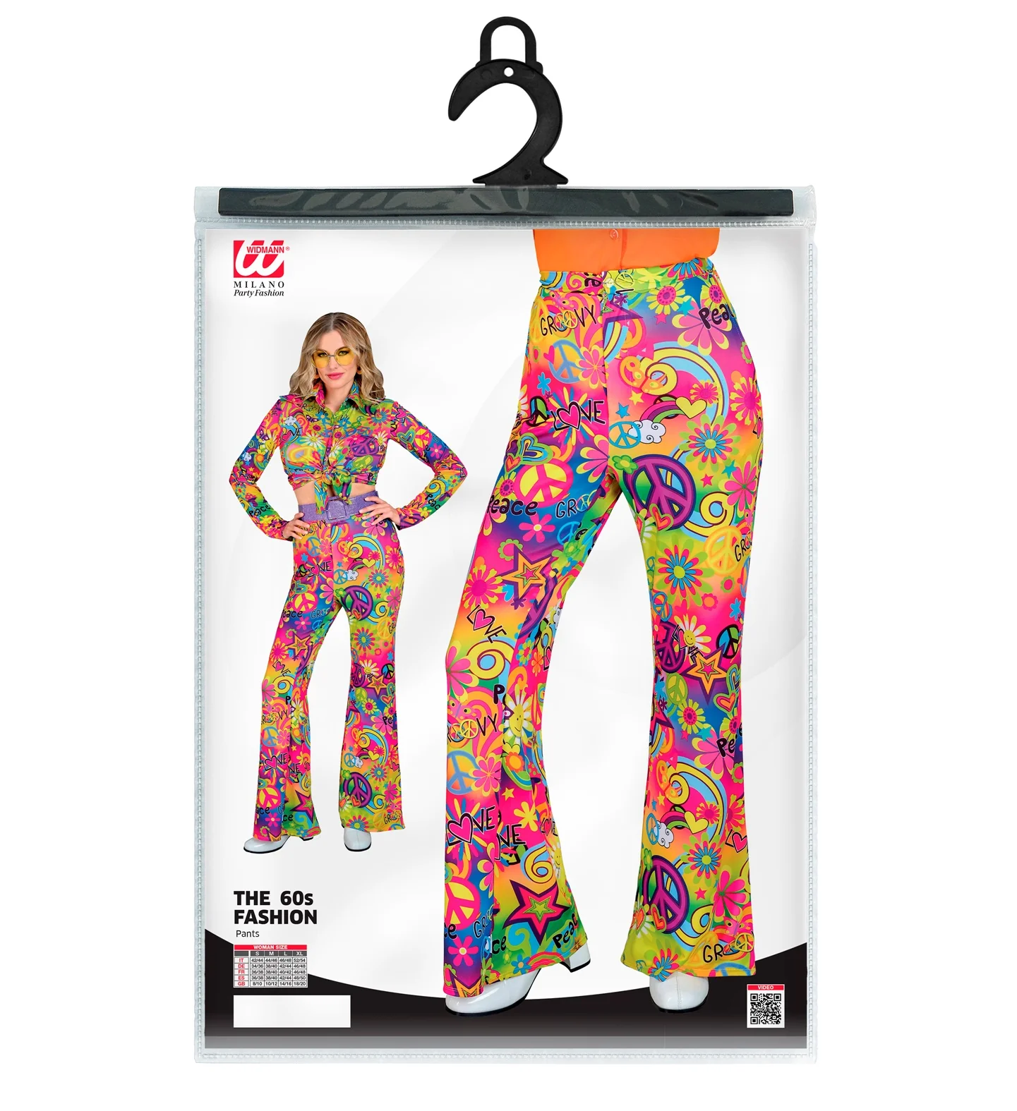 Jaren 70 broek love&peace dames - Image 3
