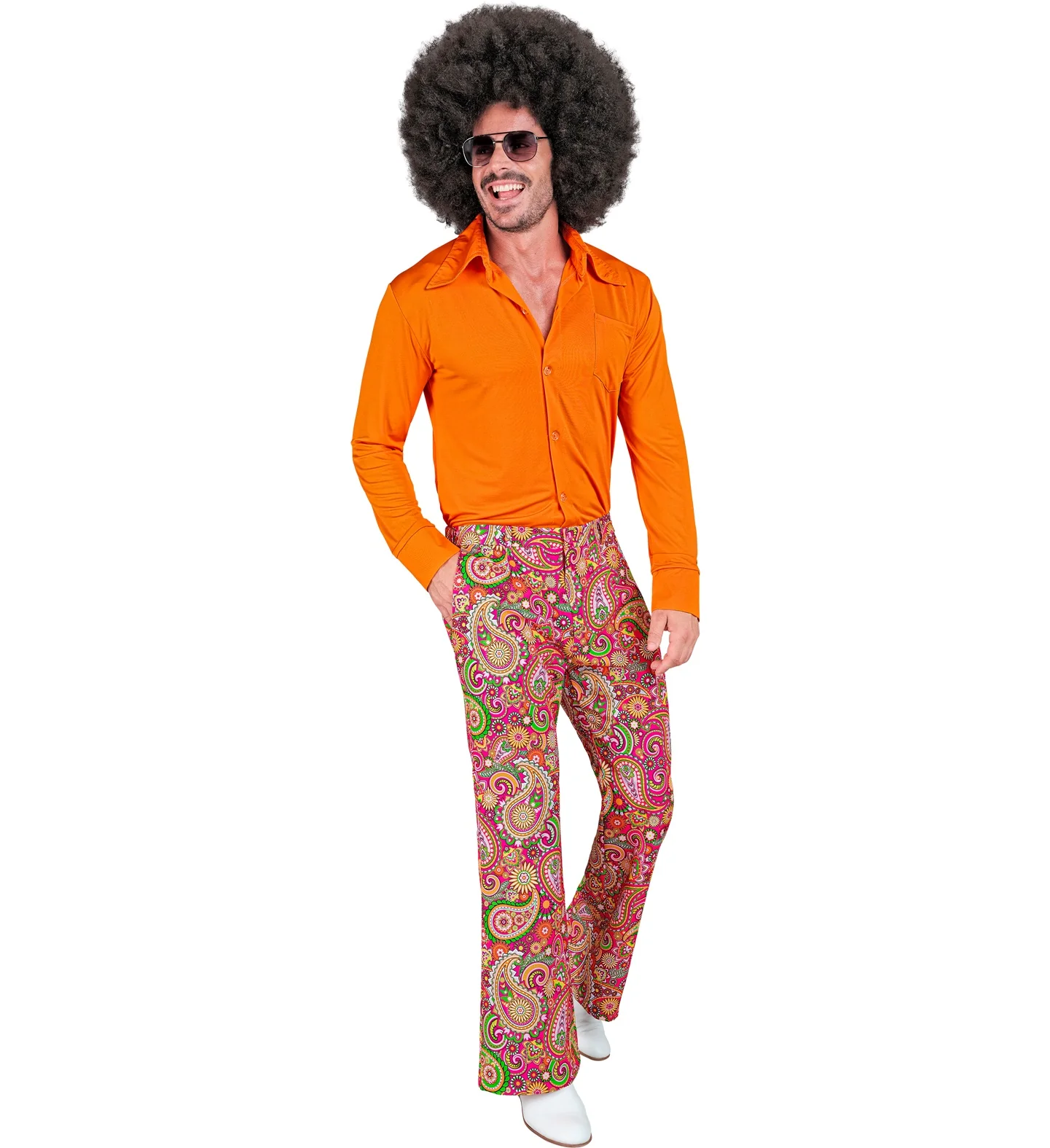 Jaren 70 broek paisley heren - Image 2