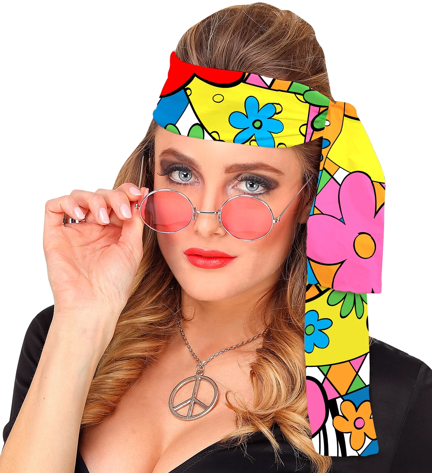 Hoofdband jaren 70 flower power - Image 2
