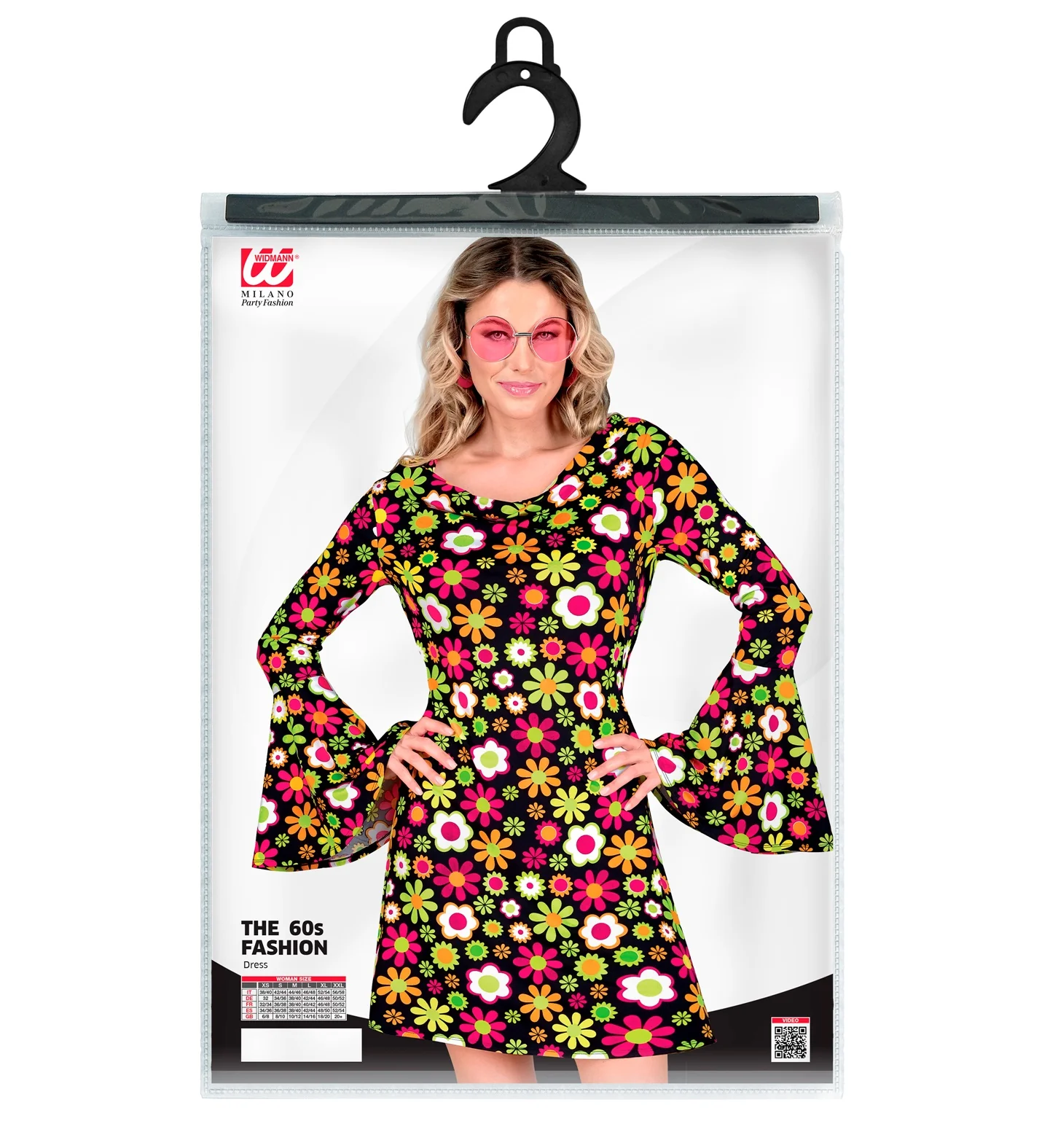 70s jurk flowers - Image 3