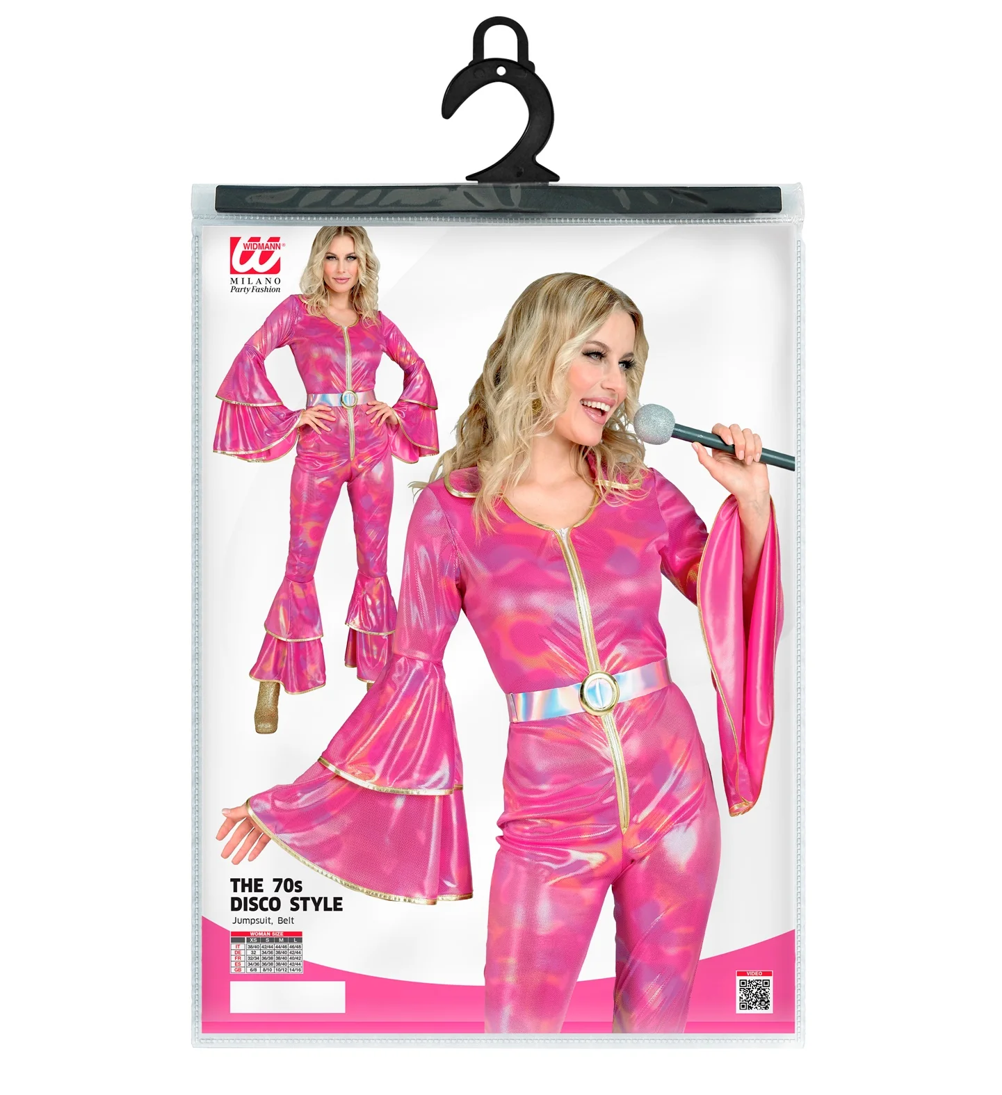 Jaren 70 Jumpsuit roze Annie - Image 4