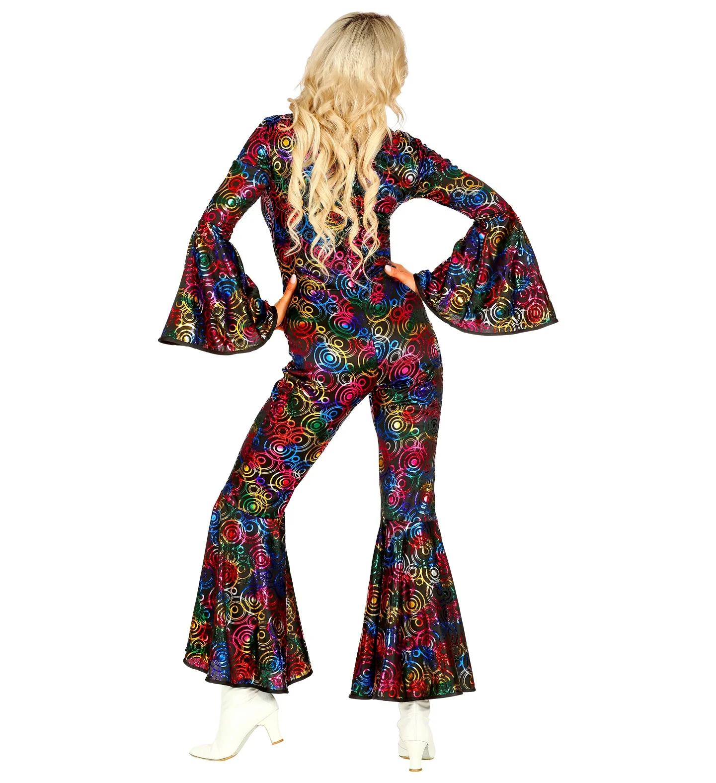Jumpsuit disco stijl met gekleurde ringen - Image 3