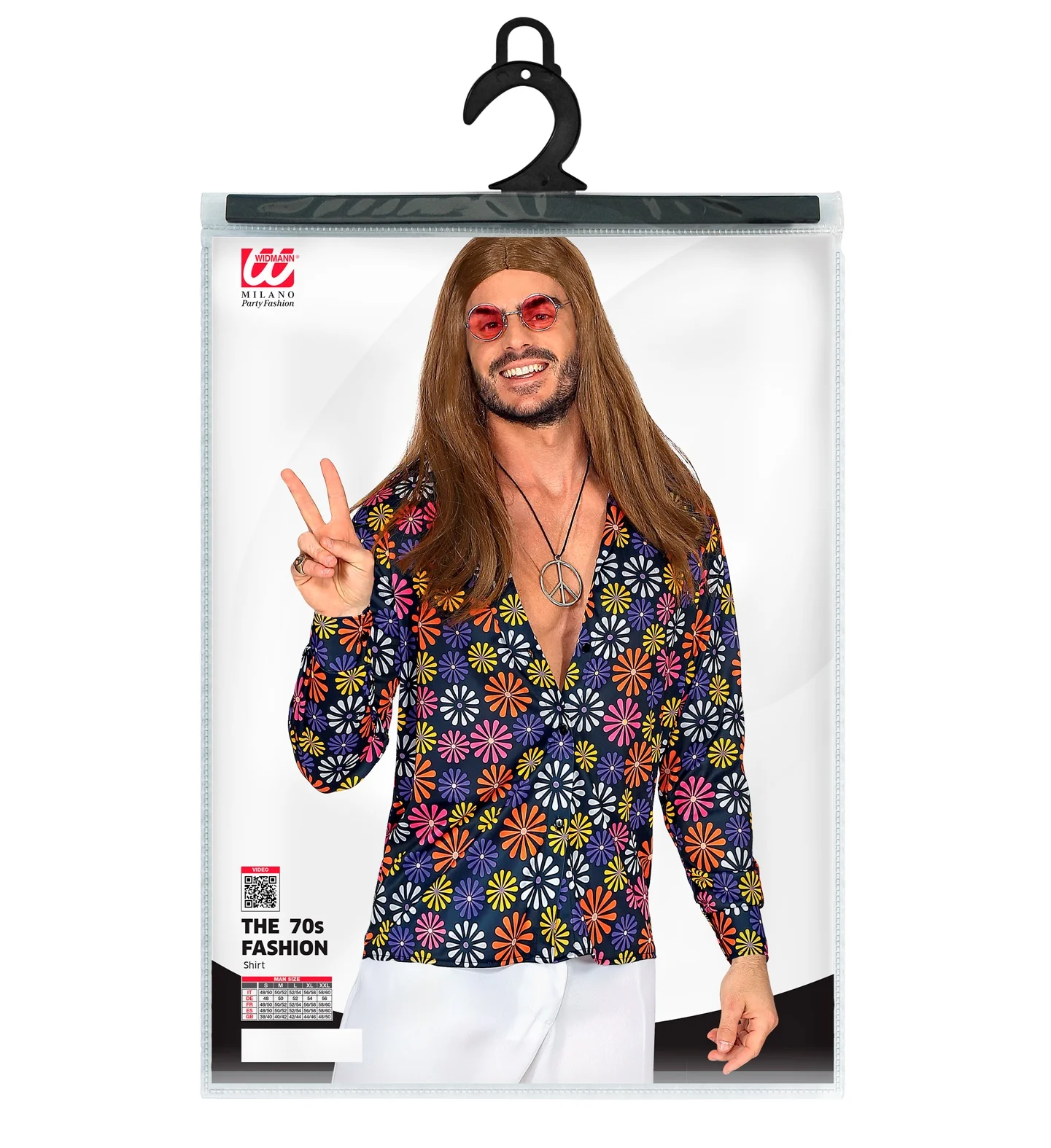 Groovy shirt bloem jaren 70 - Image 6