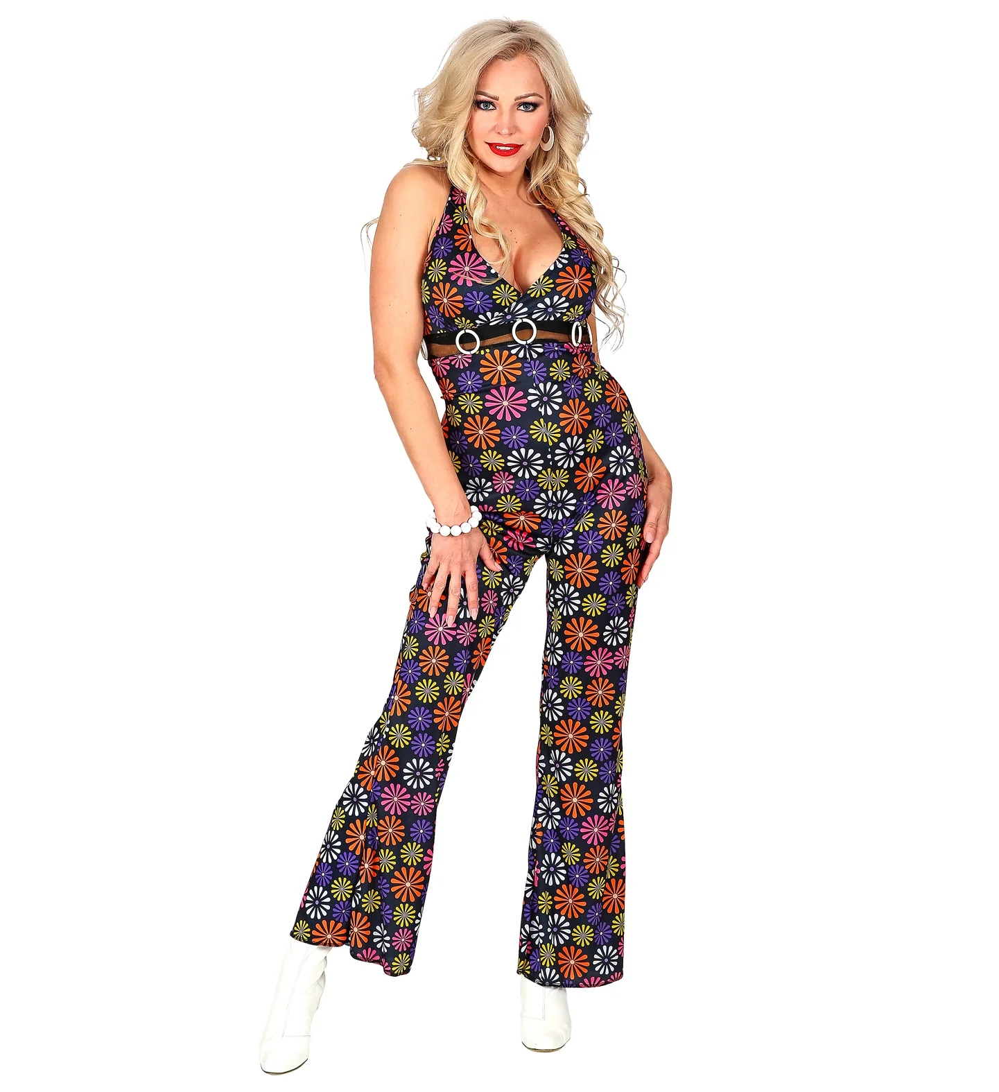 Bloemenprint jumpsuit jaren 70 - Image 2