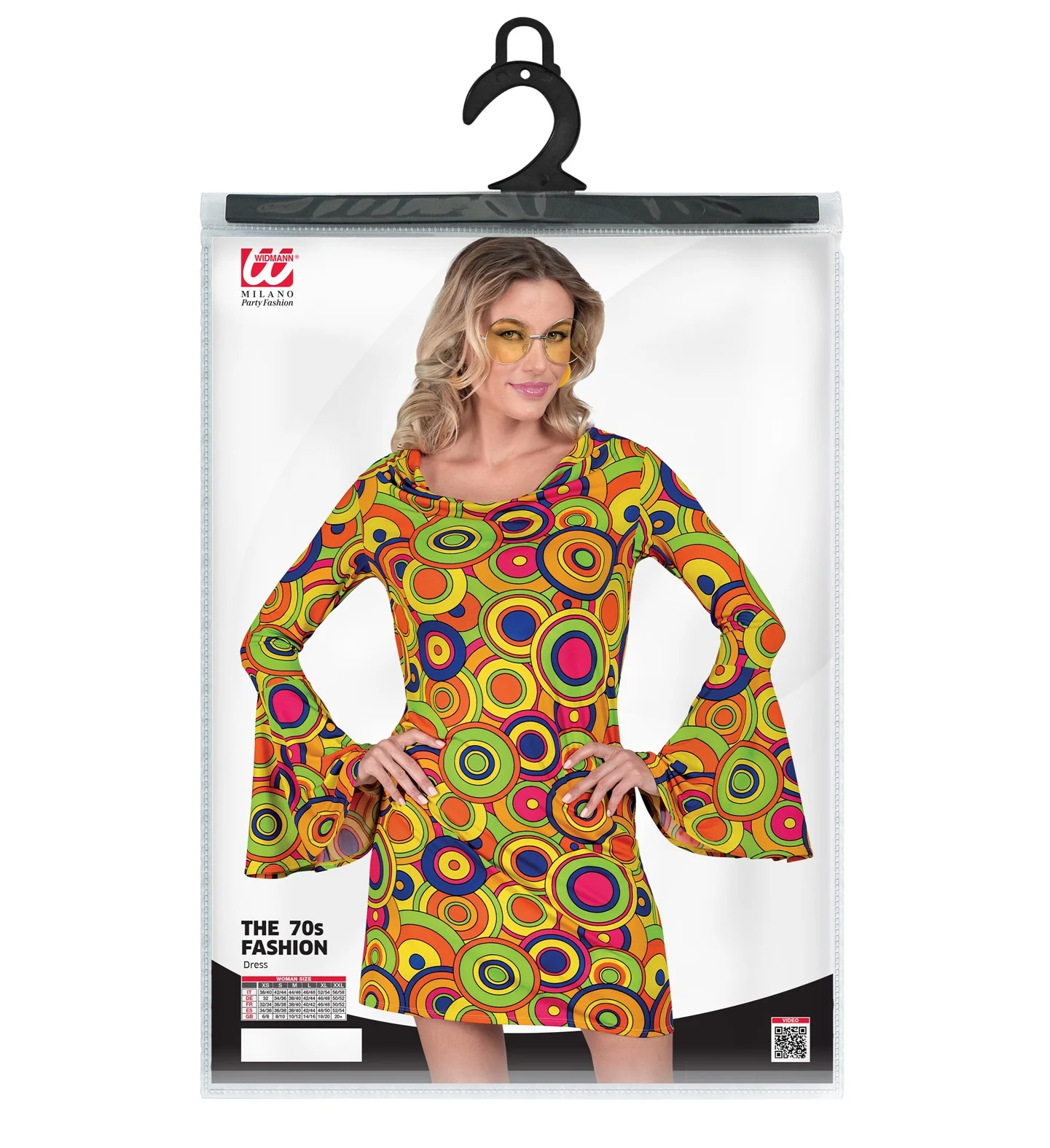 Jaren 70 jurk groovy cirkels - Image 2