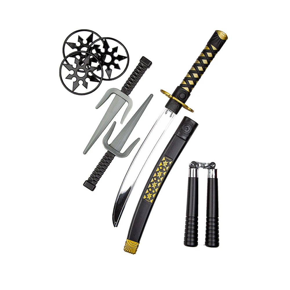 8-delige Ninja-set wapenset kind