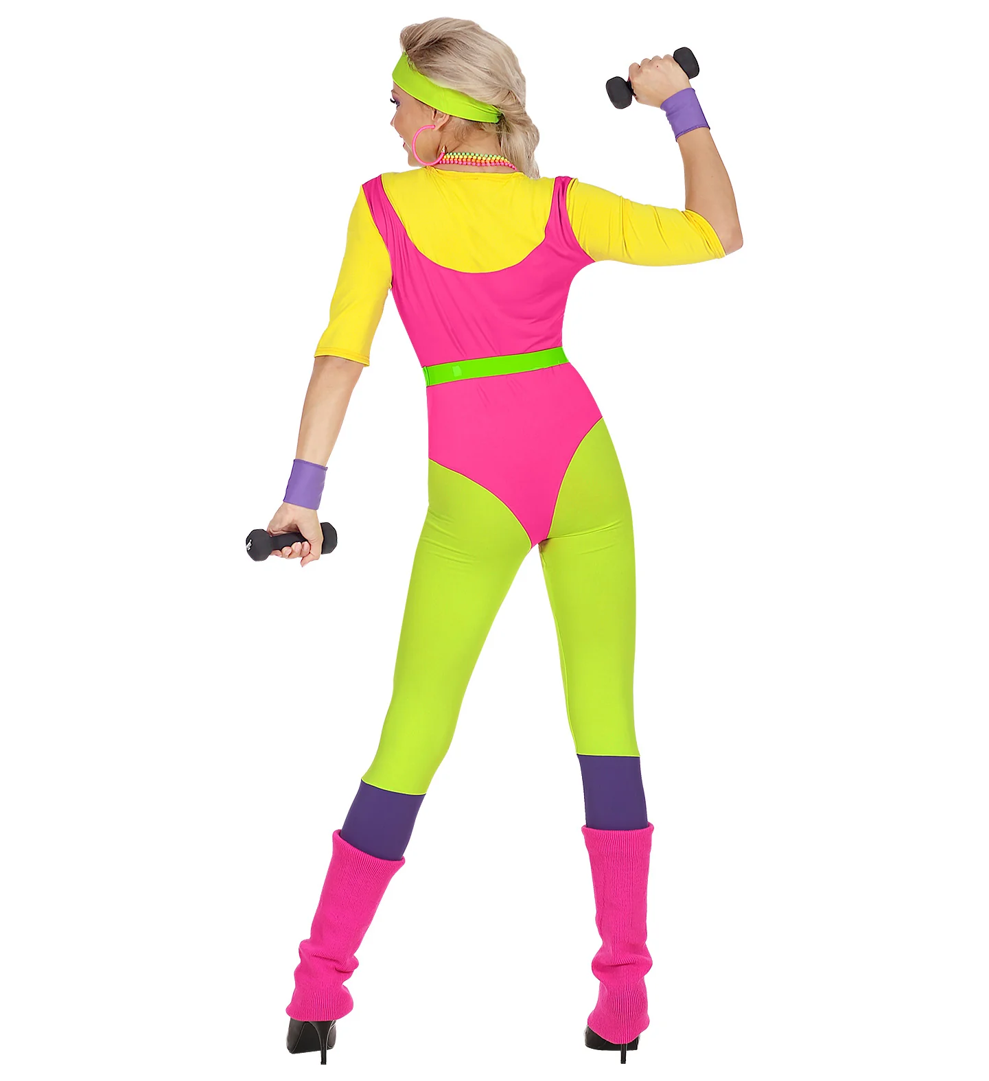 Fitness instructrice kostuum 80's - Image 3