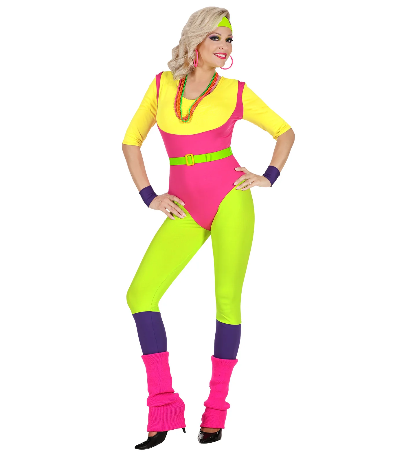 Fitness instructrice kostuum 80's - Image 4