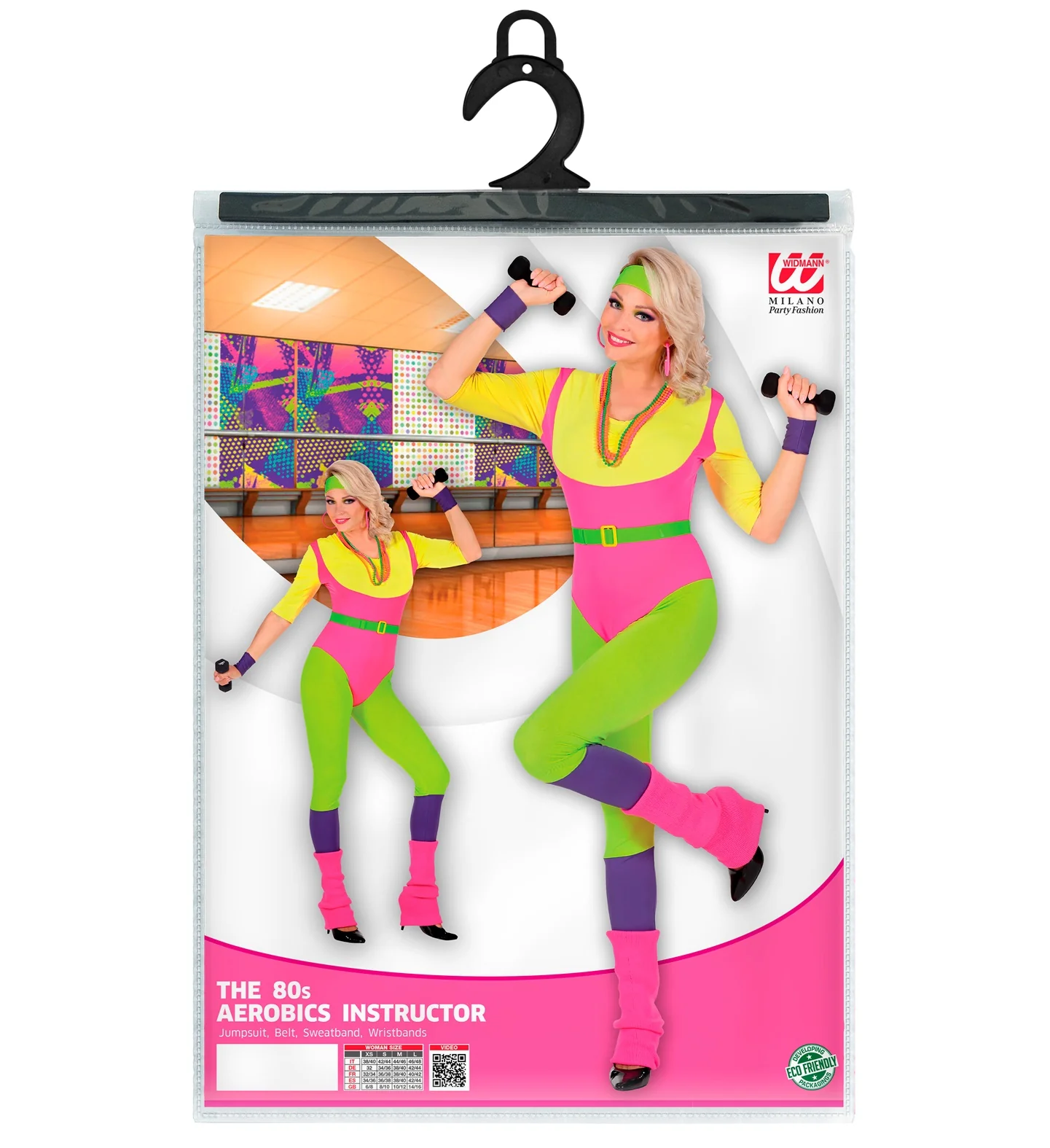 Fitness instructrice kostuum 80's - Image 5