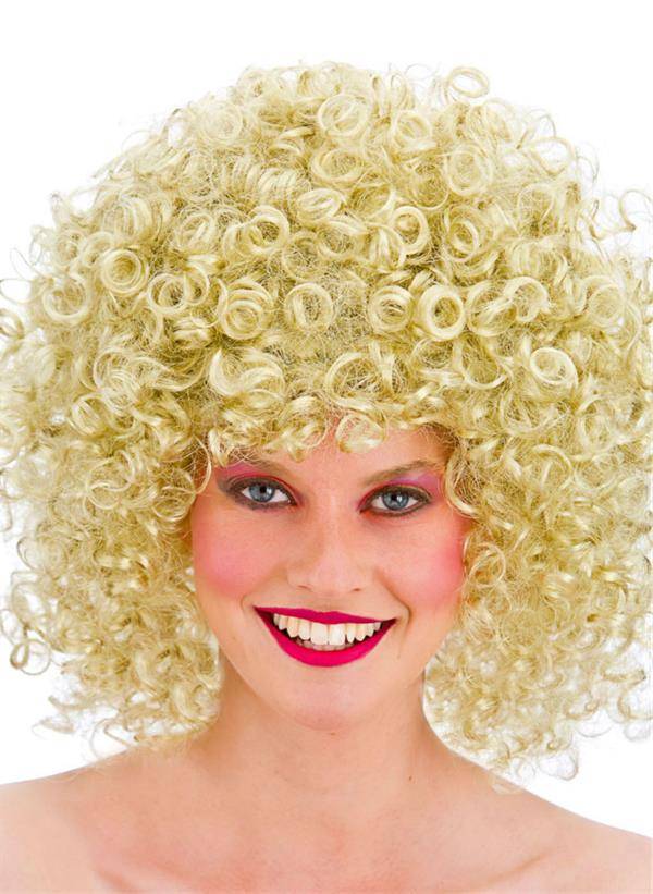 80's Disco pruik blond