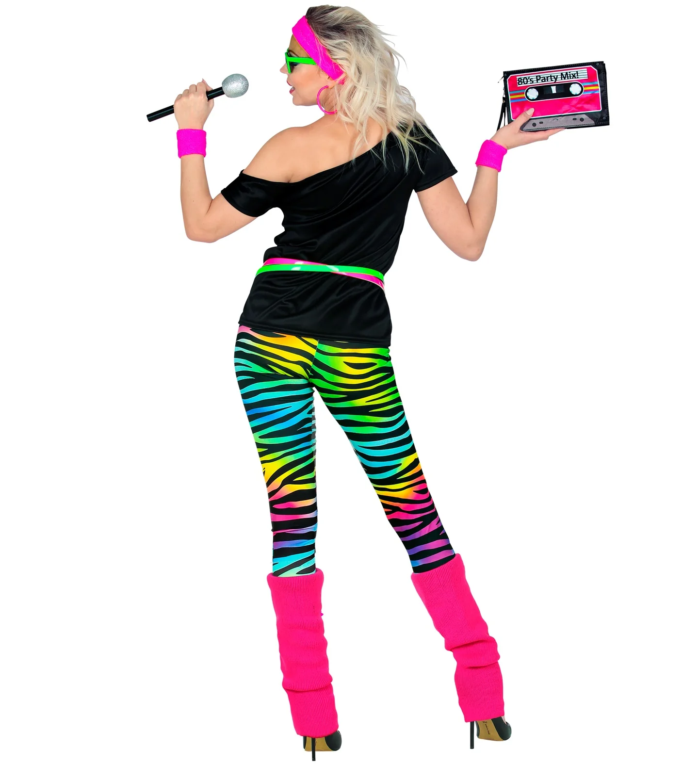 Disco pak 80's neon dames - Image 3