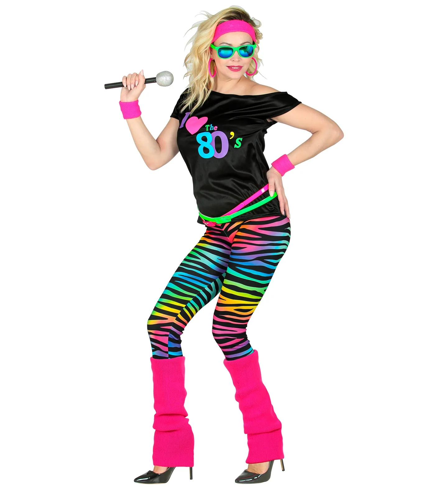 Disco pak 80's neon dames - Image 4