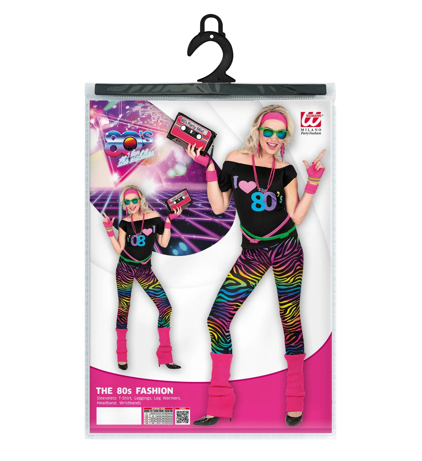 Disco pak 80's neon dames - Image 5