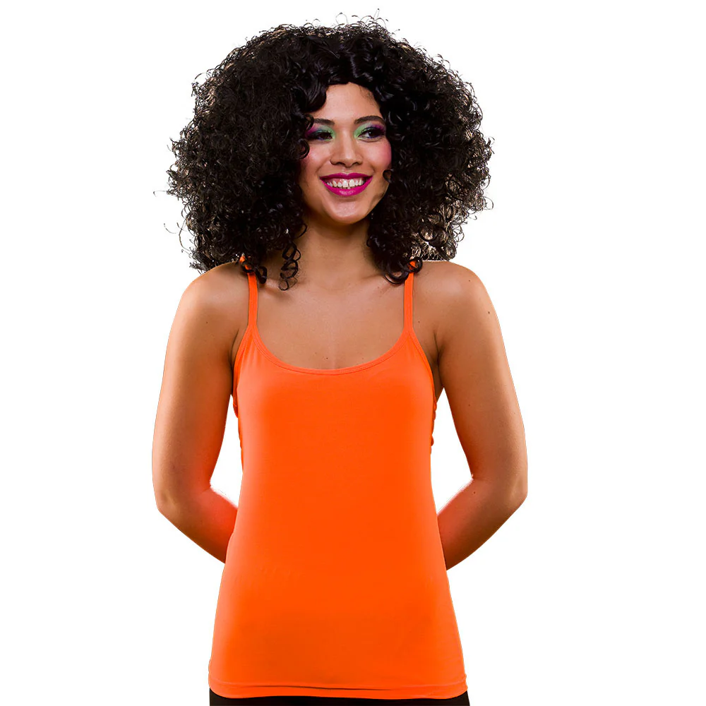 80's Neon oranje topje