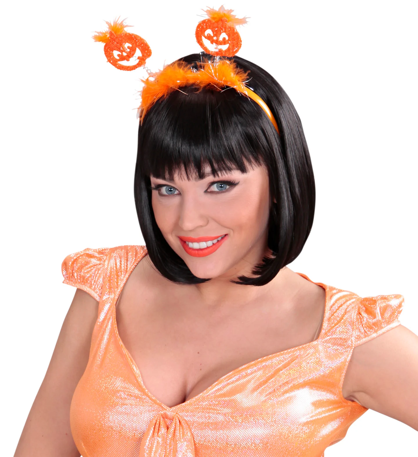 Pompoen haarband oranje - Image 3