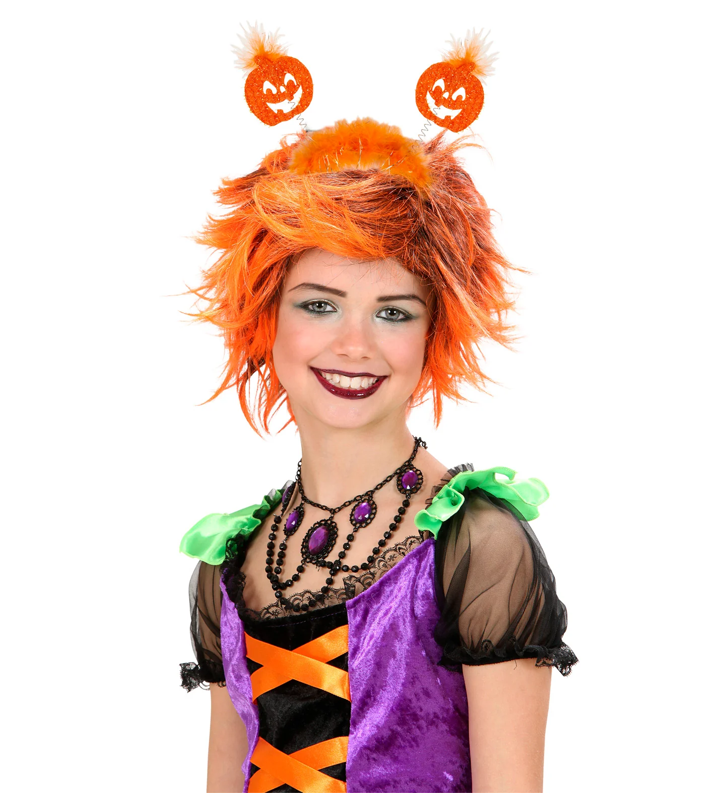 Pompoen haarband oranje - Image 4