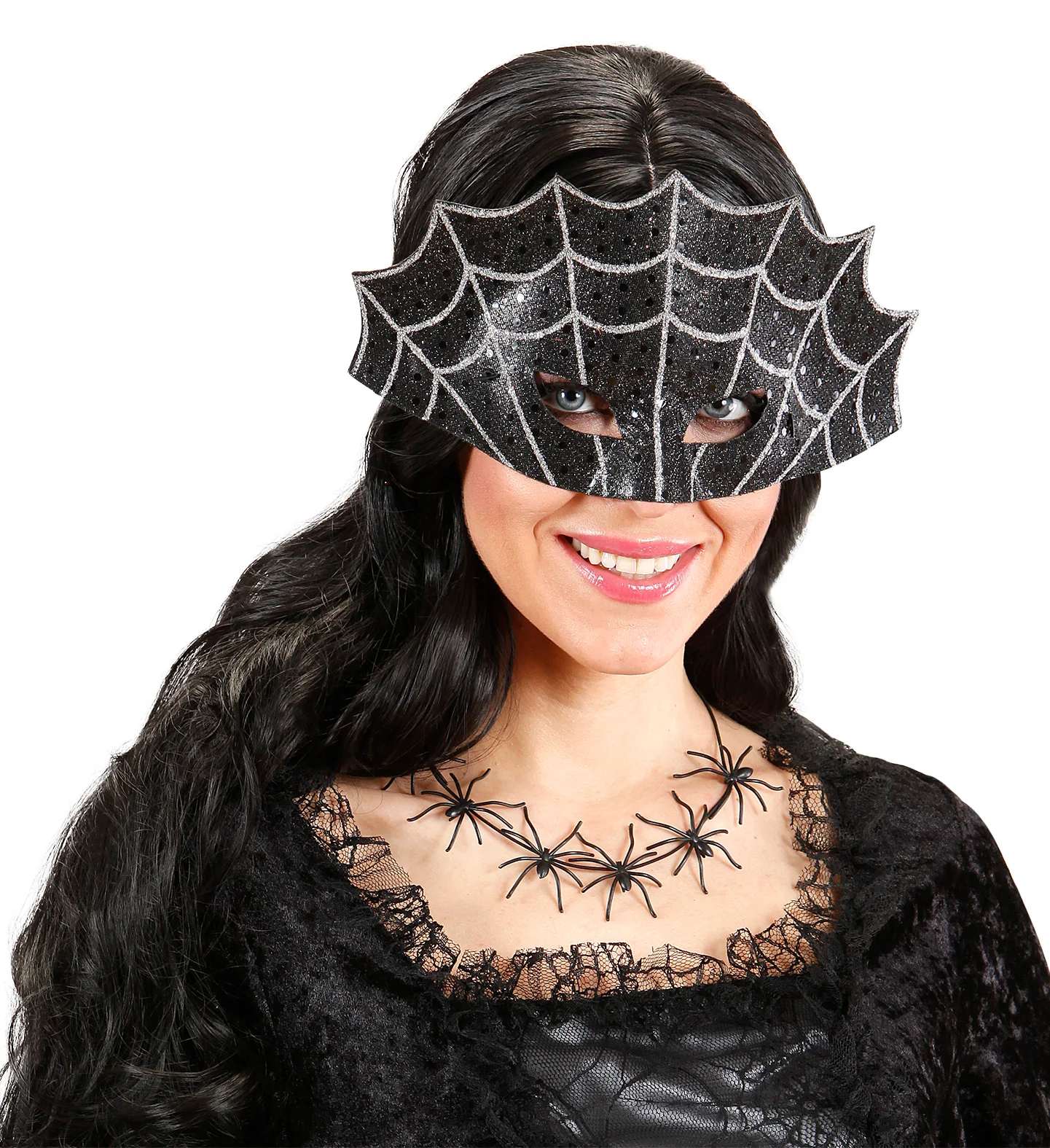 Oogmasker spinnenweb heks - Image 4