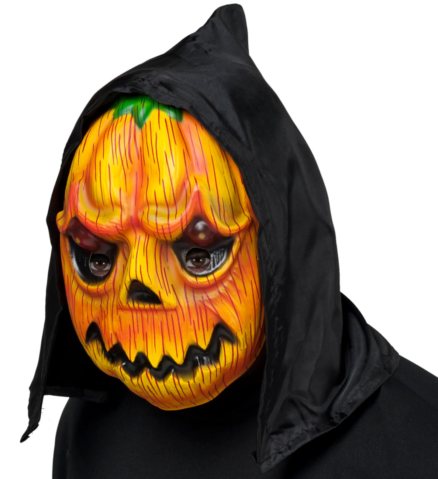 Pompoen masker met capuchon