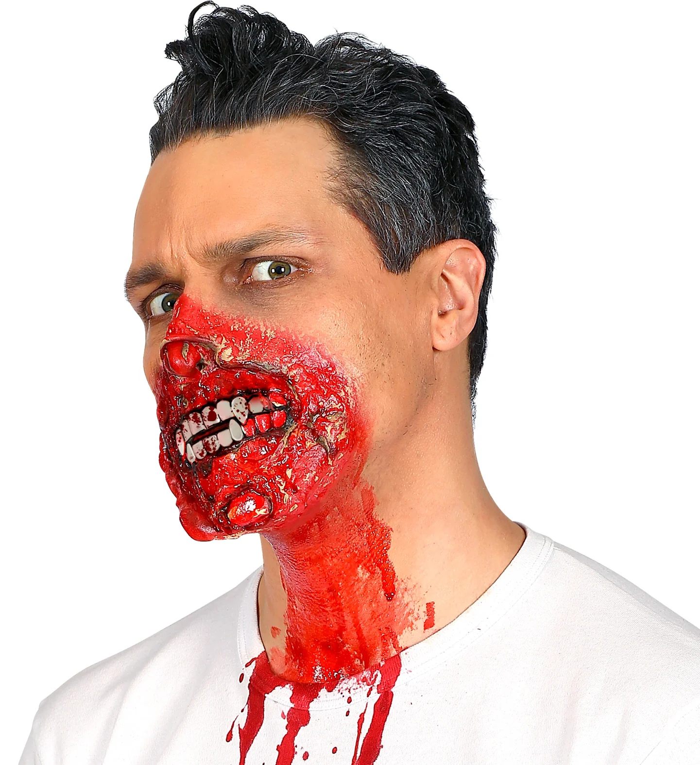 Vampier tanden Dracula gebit met bloed - Image 2