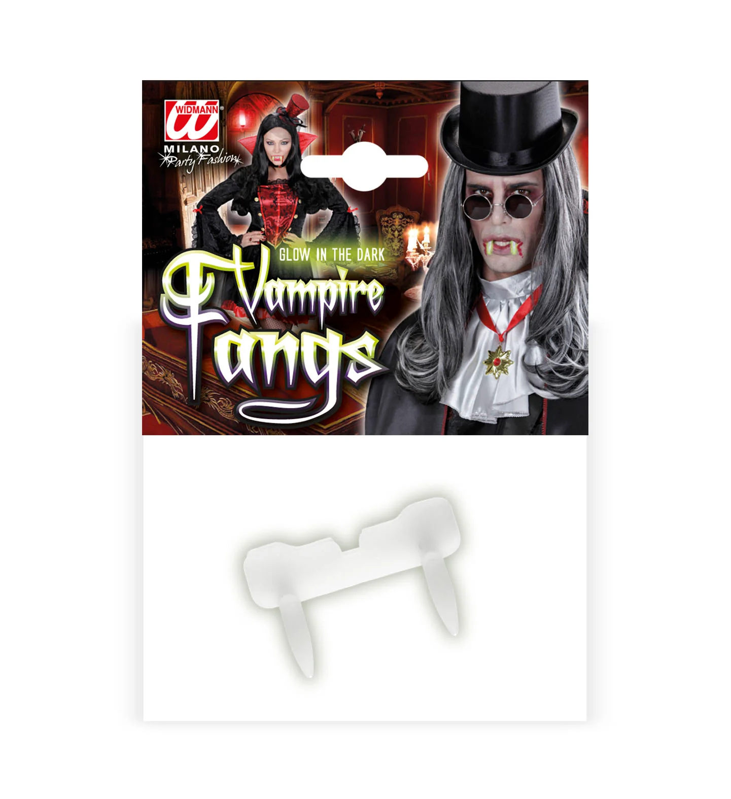 Vampiertanden glow in the dark